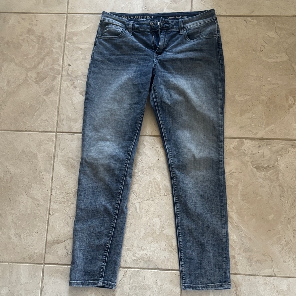 Laurie Felt Women's Classic Boyfriend Jeans Size 6
